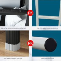hot selling modern durable full hanging installation design safety guardrail metal bunk bed for dormitory