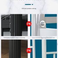 hot selling modern durable full hanging installation design safety guardrail metal bunk bed for dormitory