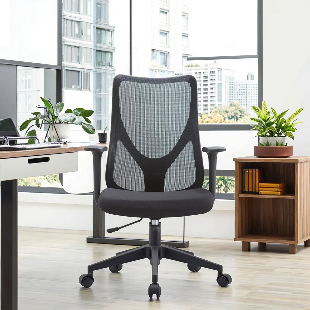 Ergonomic Mesh High-Back Office Chair with Lumbar Support - Image 5