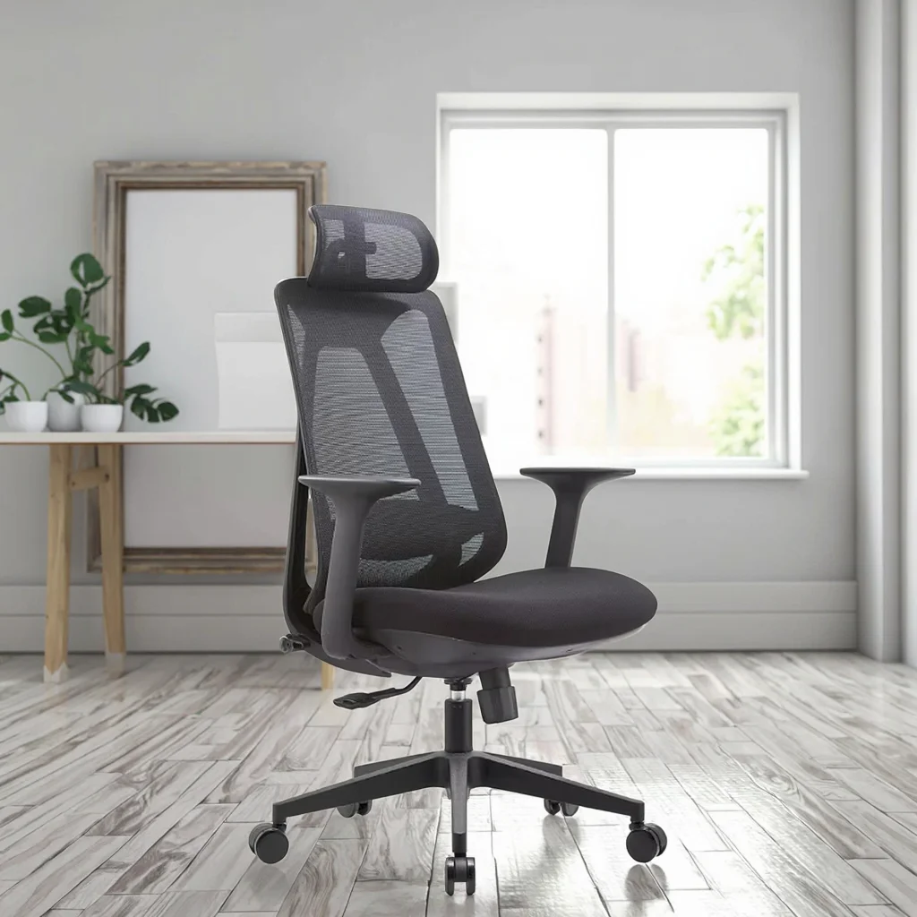 Ergonomic Mesh Office Chair with Headrest - Image 3