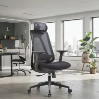 Ergonomic Mesh Office Chair with Headrest