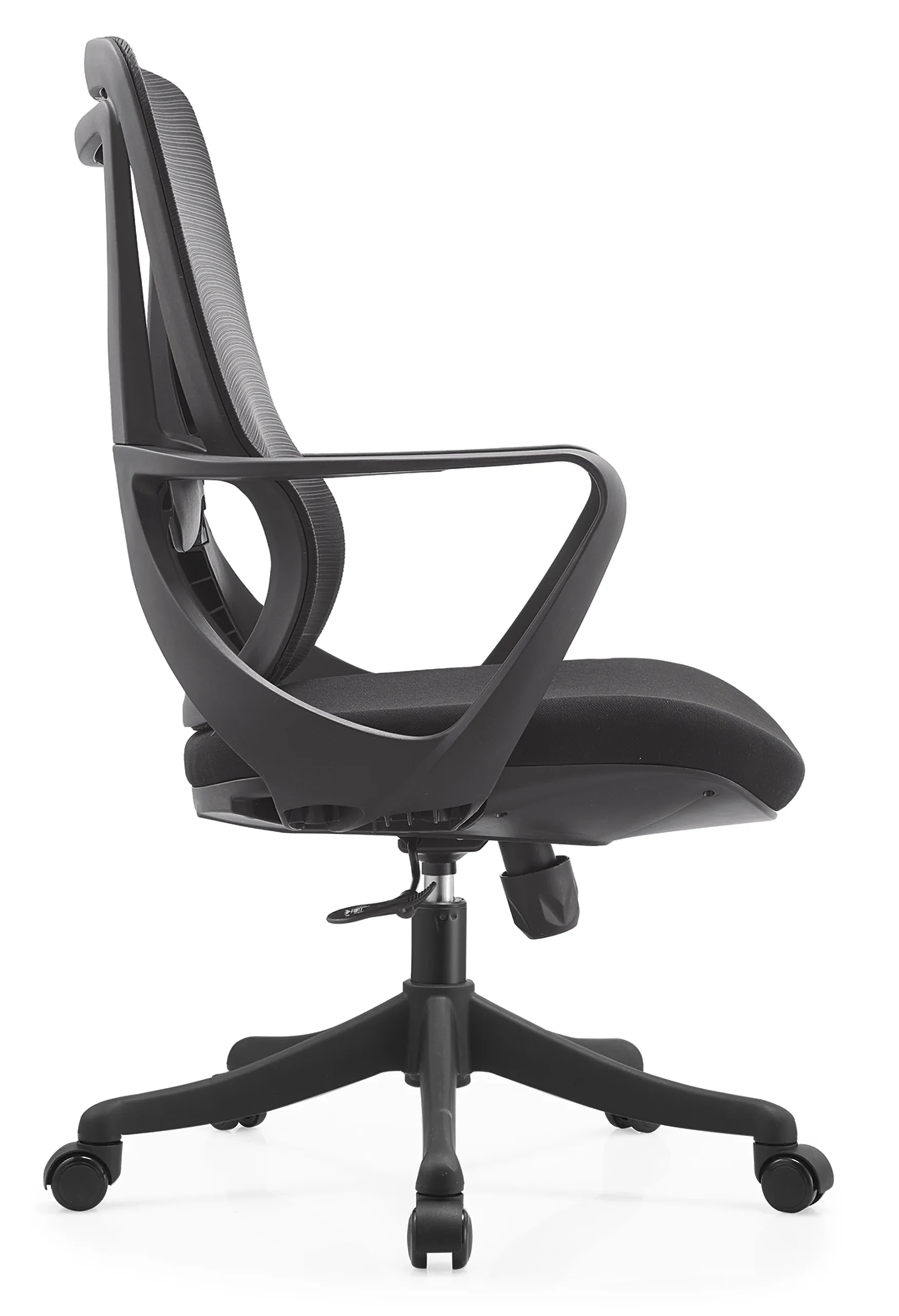Ergonomic Mid-Back Adjustable-Height Office Chair - Image 2
