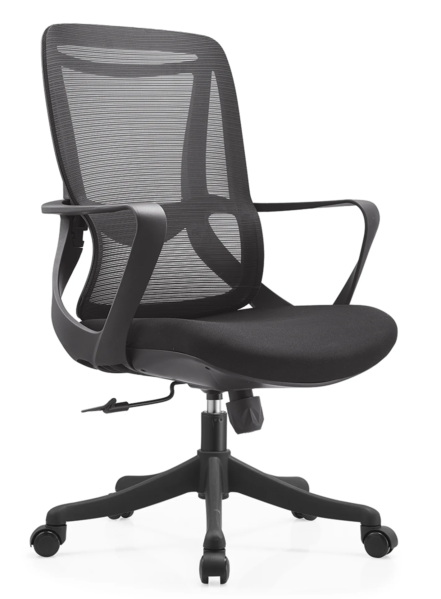 Ergonomic Mid-Back Adjustable-Height Office Chair - Image 3
