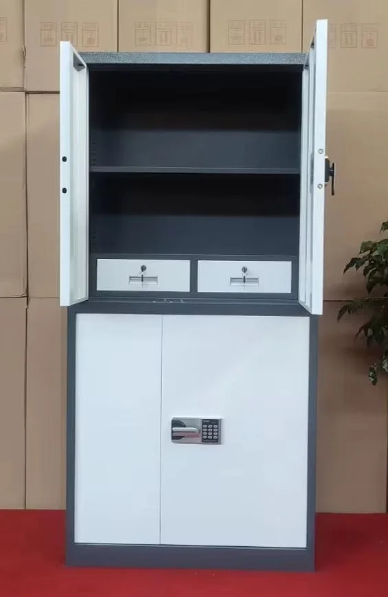 Fireproof Two-Drawer Confidential Filing Cabinet (1850×900×420mm) - Image 2
