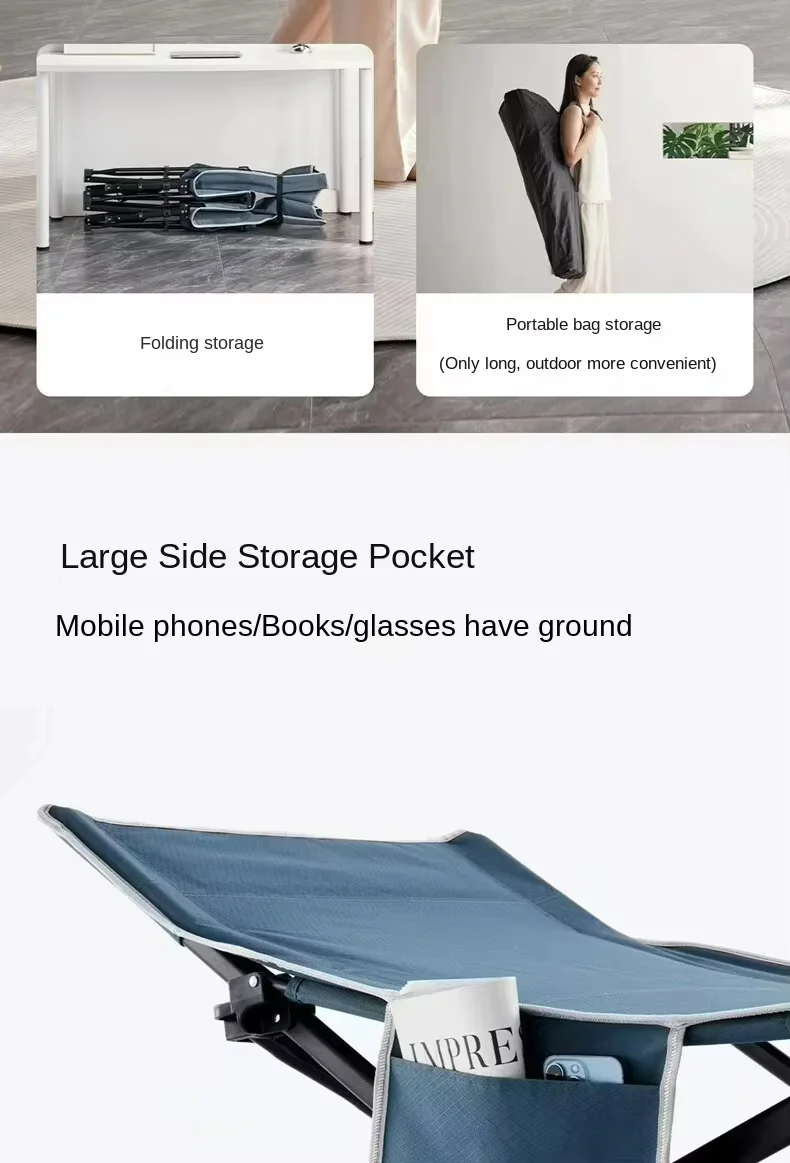 Folding Lounge Chair - Image 2