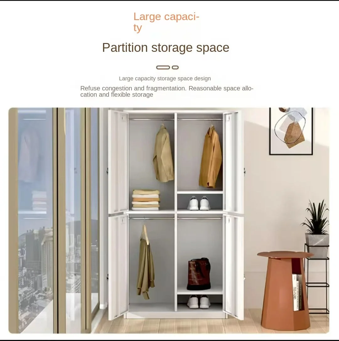 Four-Door Steel Wardrobe - Image 5