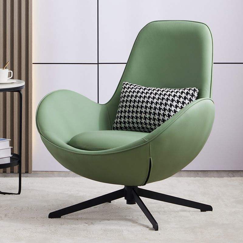 Leather Lounge Chair - Image 4