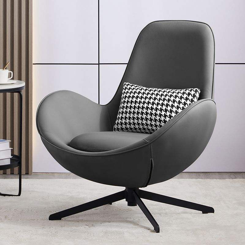 Leather Lounge Chair - Image 6