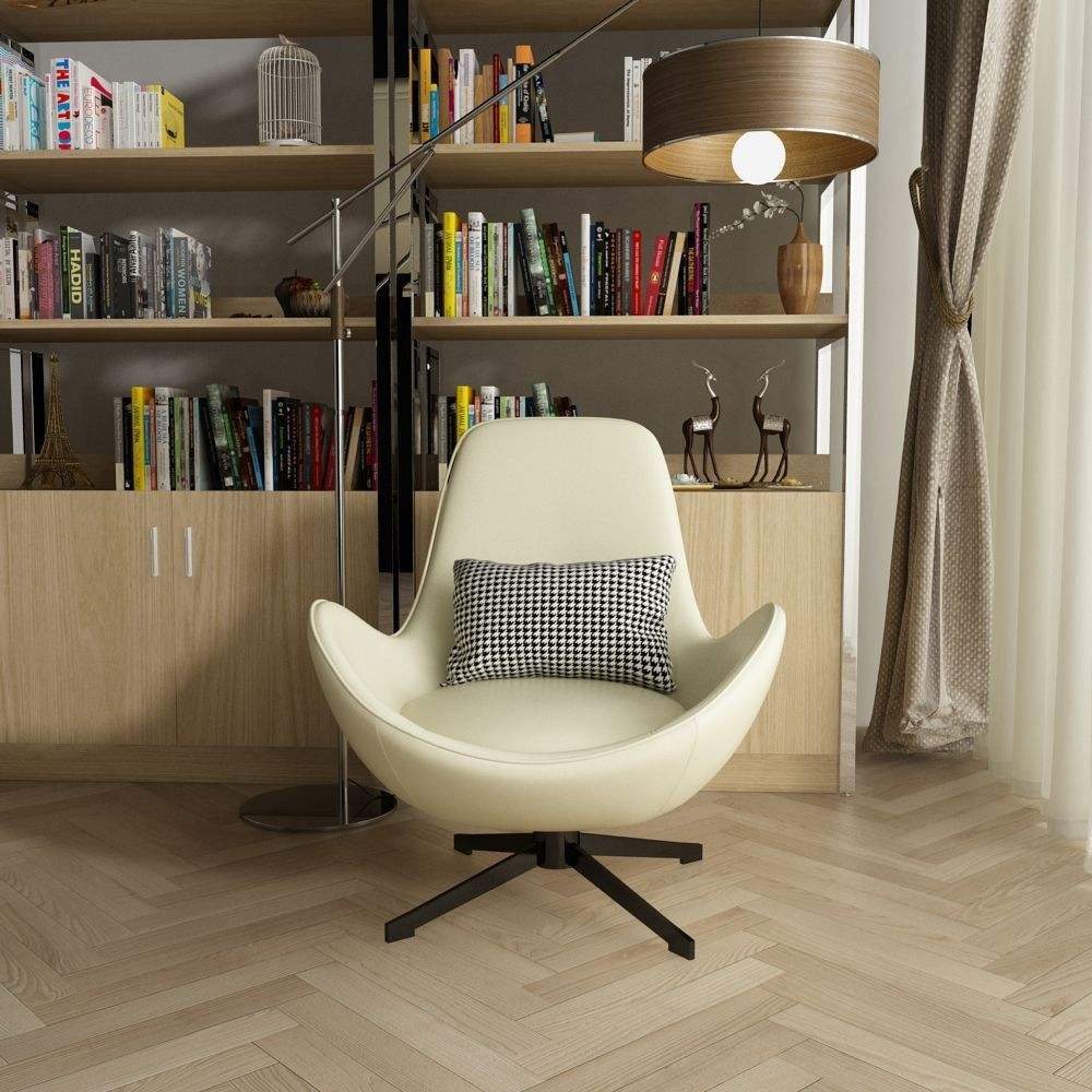 Leather Lounge Chair - Image 5