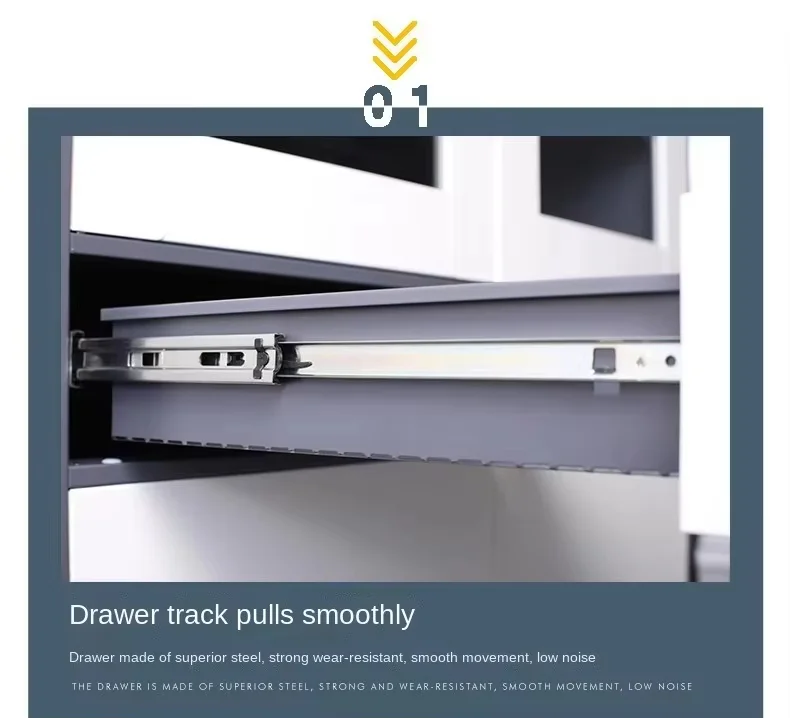 Lockable Filing Cabinet (1850×900×400mm) - Image 4