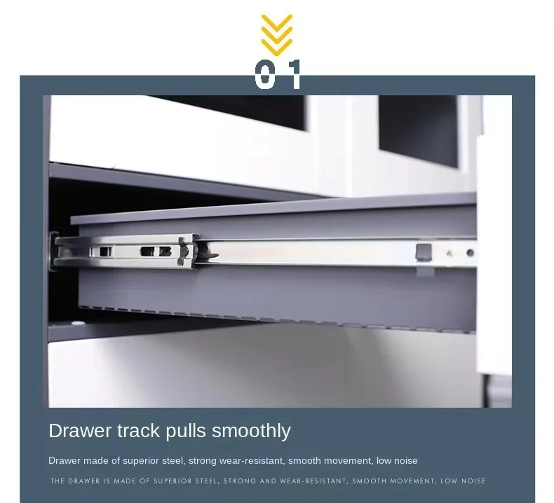 Lockable Filing Cabinet (1850×900×400mm) - Image 4