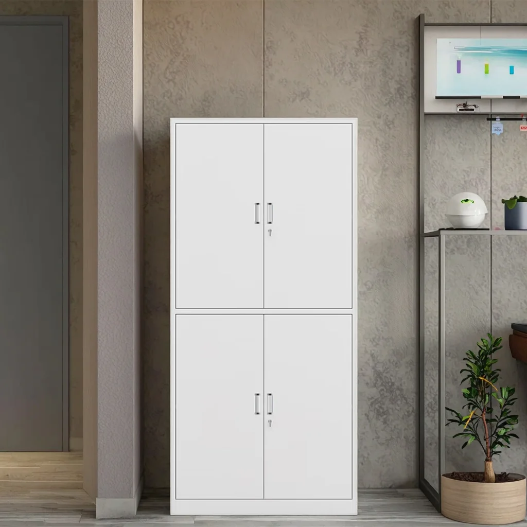 Lockable Fireproof Steel Filing Cabinet - Image 2