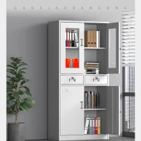 Lockable Four-Door Filing Cabinet (1850×900×400mm)
