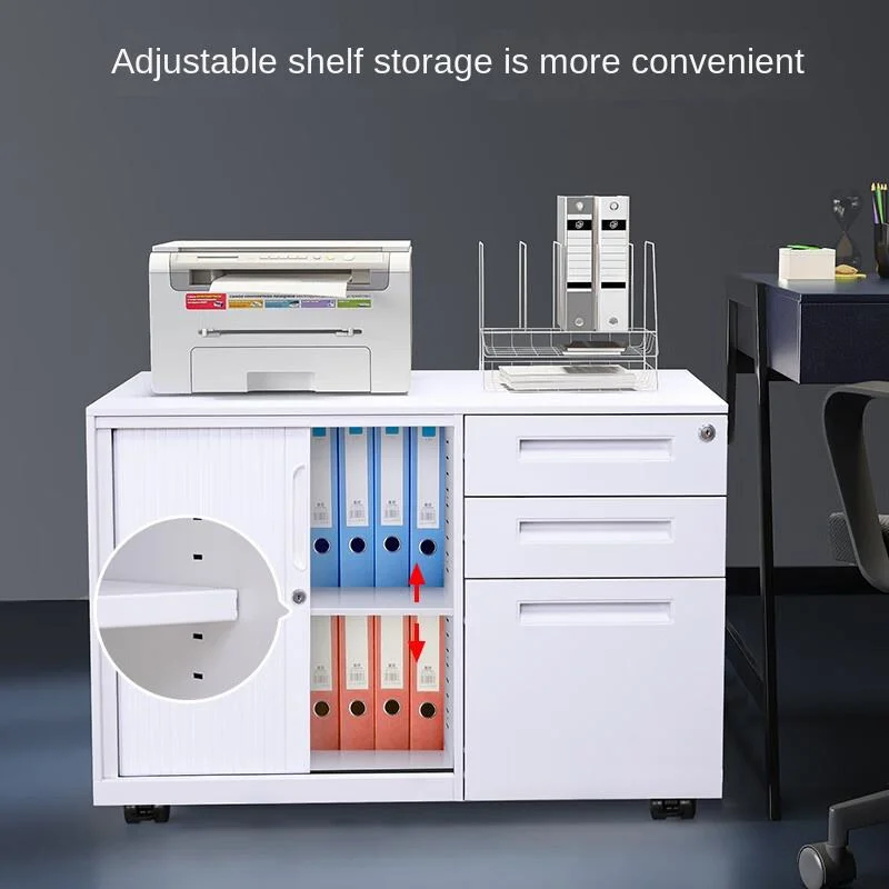 Lockable Three-Drawer Mobile Cabinet (600×900×450mm) - Image 3