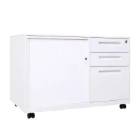 Lockable Three-Drawer Mobile Cabinet (600×900×450mm)