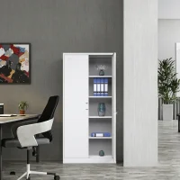 Lockable Two-Door Steel Filing Cabinet