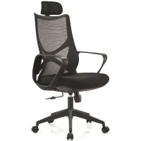 Mesh High-Back Office Chair with Lumbar Support