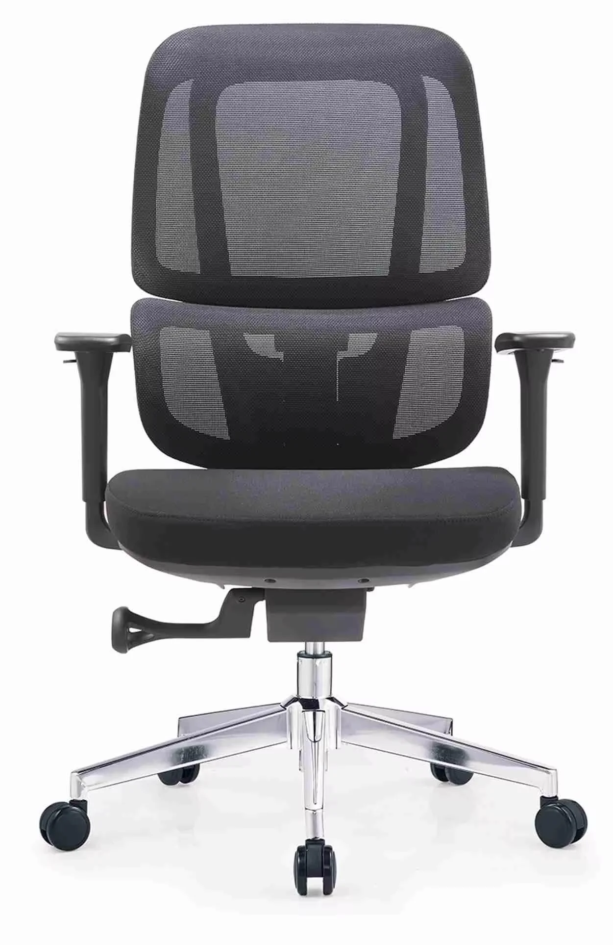 Mesh Office Chair with Double-Waist Backrest - Image 5