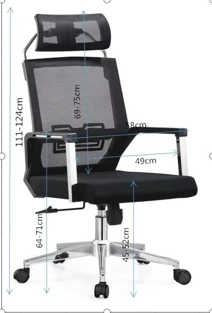 Mesh Office Chair with Lumbar Support - Image 4