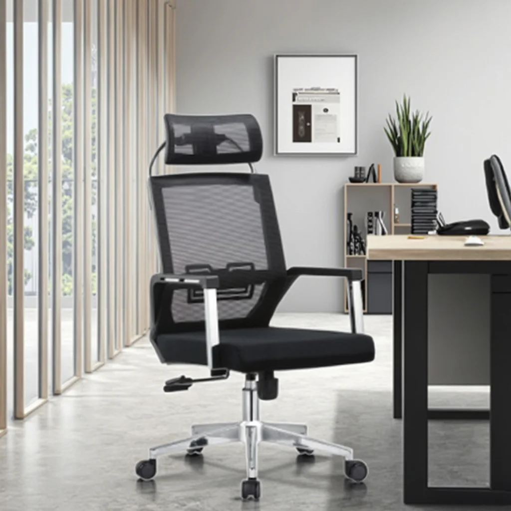 Mesh Office Chair with Lumbar Support - Image 2