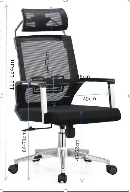 Mesh Office Chair with Lumbar Support - Image 4