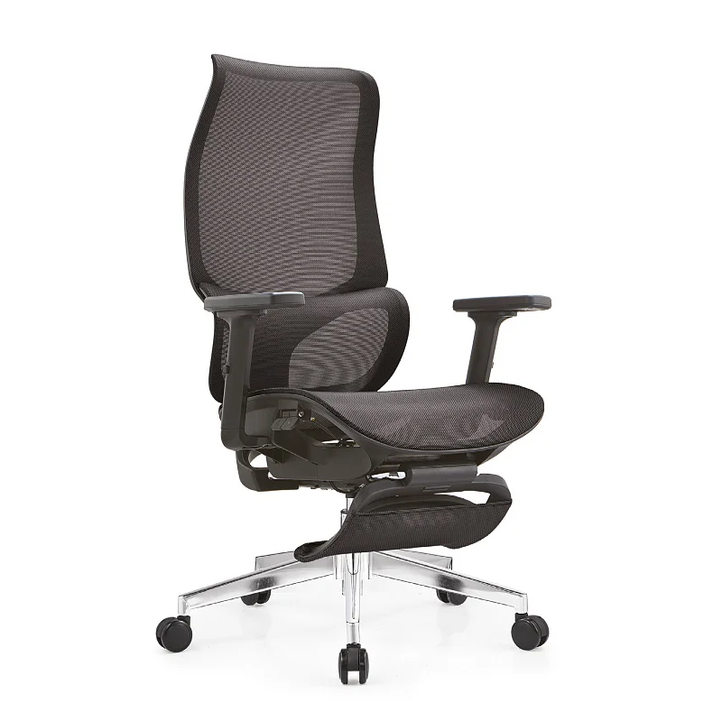 Mesh Office Chair with Lumbar Support and Silent Casters