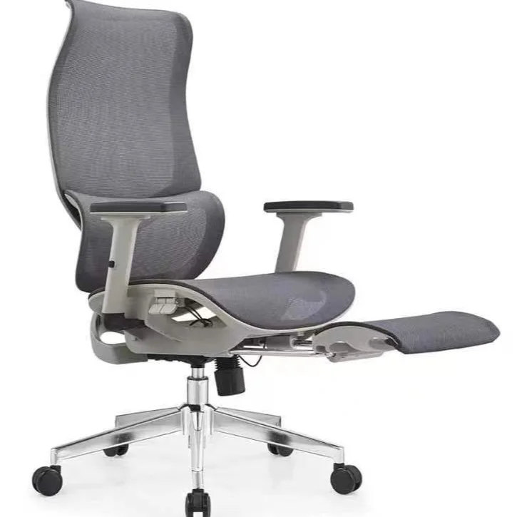 Mesh Office Chair with Lumbar Support and Silent Casters - Image 4