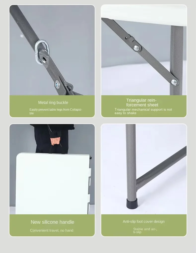 Metal Lightweight Outdoor Table - Image 2