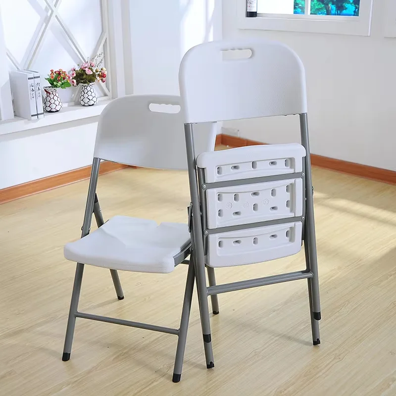 Metal Portable Lightweight Folding Chair and Table Set - Image 5