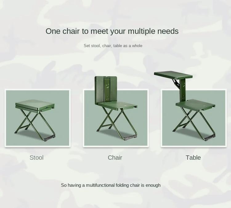 Portable Folding Chair and Table Set - Image 3