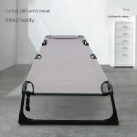 Steel Folding Chair and Table Set with Adjustable Position