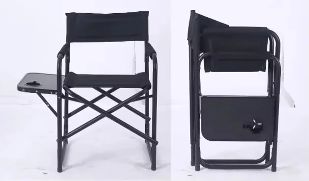 Steel Portable Folding Chair and Table Set - Image 4