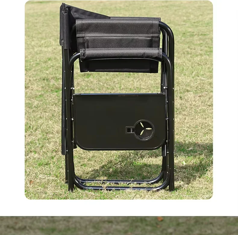 Steel Portable Folding Chair and Table Set - Image 3