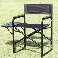 Steel Portable Folding Chair and Table Set