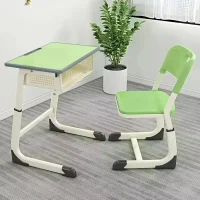 Steel Student Desk and Chair Set