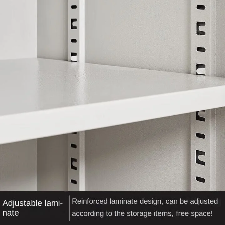 Steel Wardrobe with Clothes Rail and Vents - Image 4