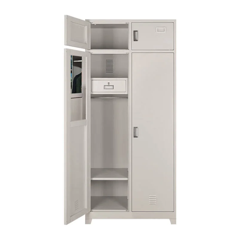 Steel Wardrobe with Drawers - Image 5