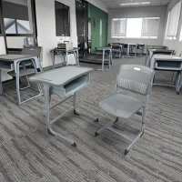 Student Desk and Chair Set with Drawers