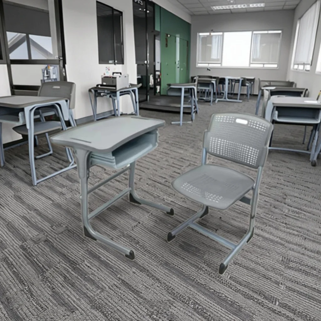 Student Desk and Chair Set with Drawers