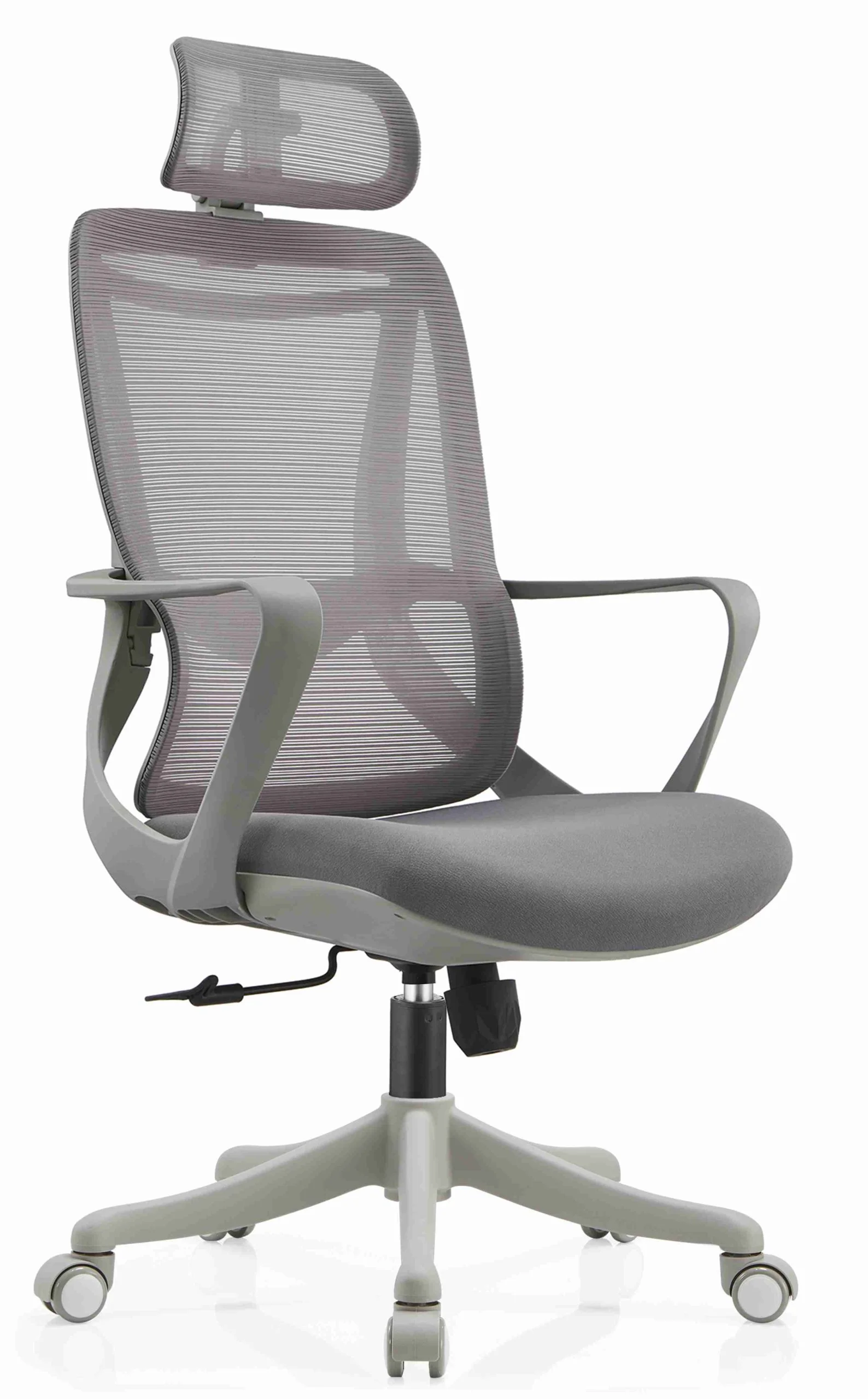 Swivel Office Chair with Adjustable Headrest - Image 5
