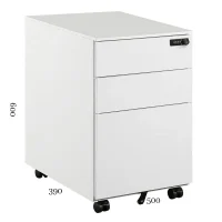 Three-Drawer Mobile Cabinet