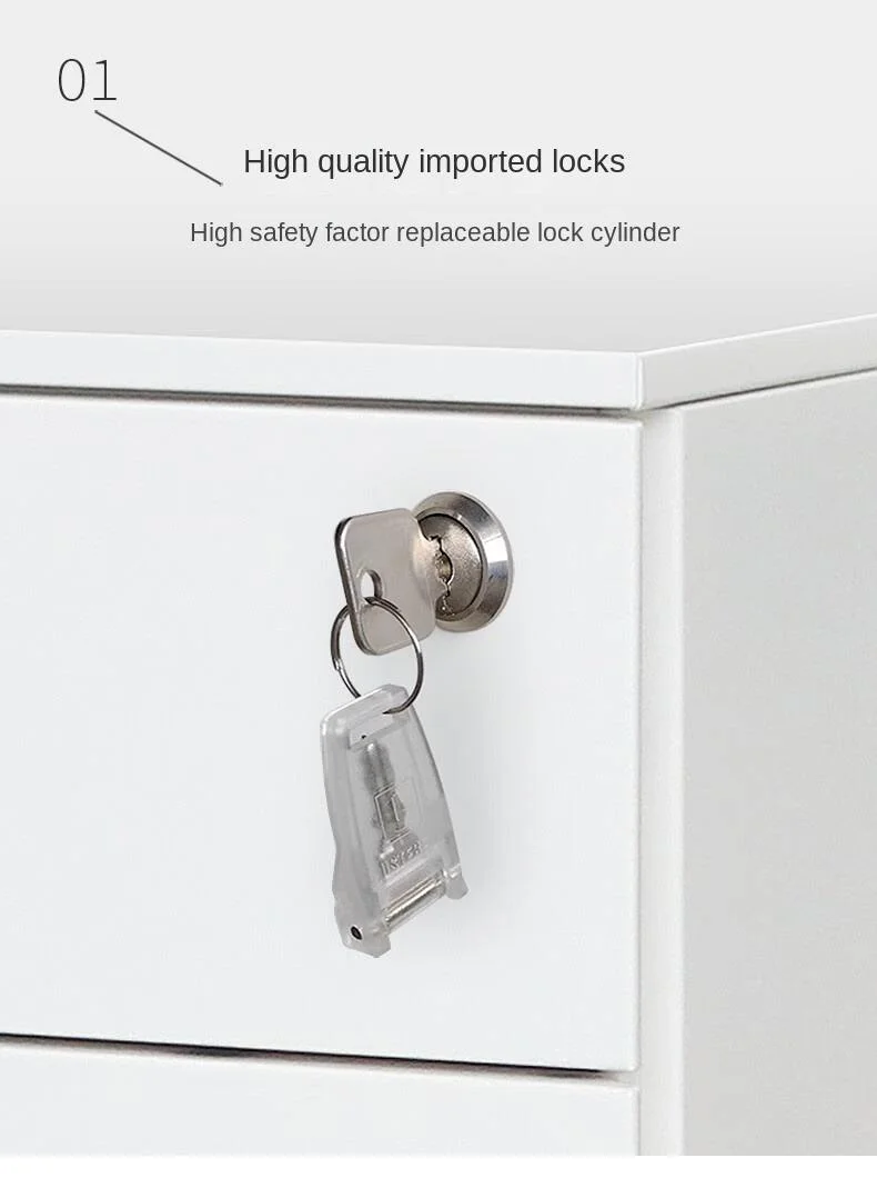 Three-Drawer Mobile Cabinet - Image 3