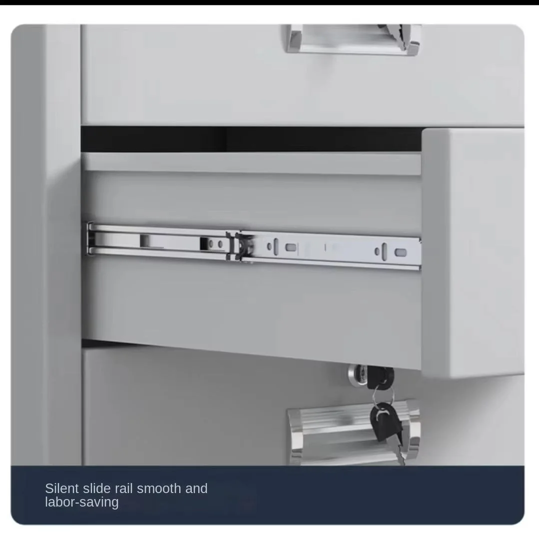 Three-Drawer Mobile Cabinet (390×500×600mm) - Image 3