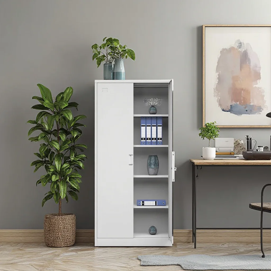 Two-Door Metal Filing Cabinet - Image 2
