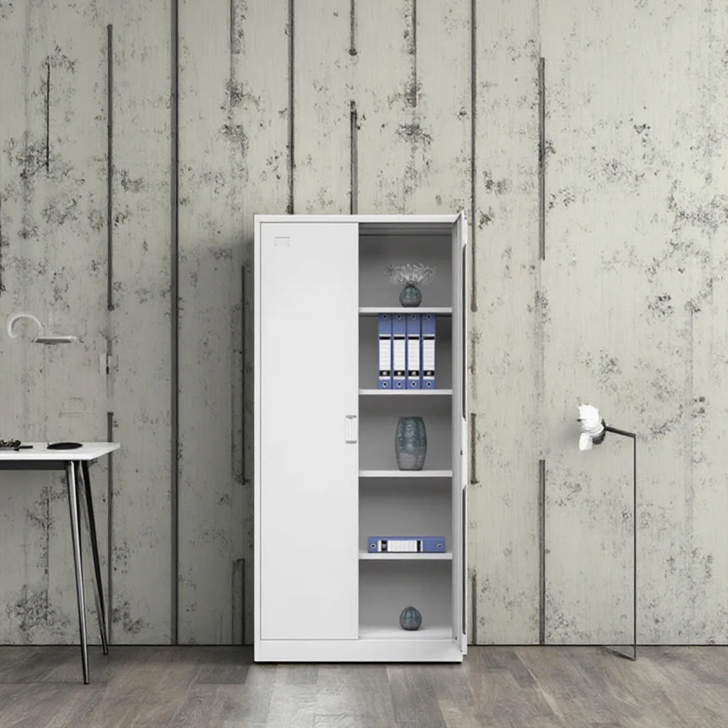 Two-Door Metal Filing Cabinet
